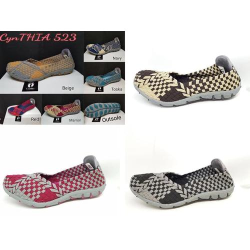 Foto Produk (ORGINAL) Sepatu Rajut Anyam Anyaman Cynthia 523 dari Pediashoes