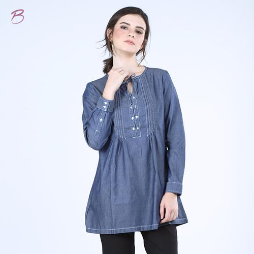 Foto Produk BODYTALK-KEMEJA LENGAN PANJANG CHARM TUNIC (24128T2DL) - S dari Bodytalk