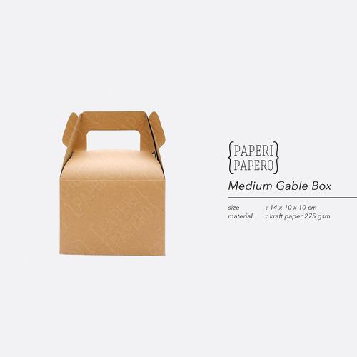 Foto Produk Medium Kraft Gable Box by Paperi Papero dari {Paperi Papero}
