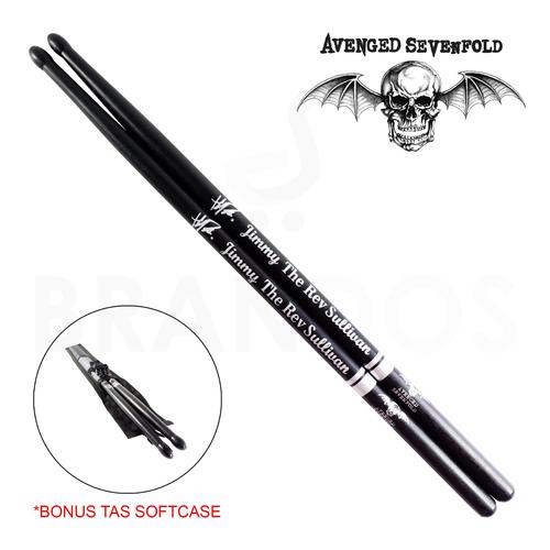 Foto Produk Stick Drum Avenged Sevenfold BONUS Tas Softcase STKD-11 Stik Drum dari BRANDOS