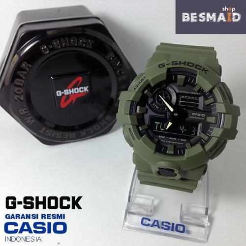 Jual G-Shock GA-700UC-3A Olive Green Original Casio Indonesia - GShock -  Kota Bandung - Besmaid Shop | Tokopedia