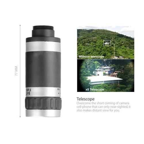 Foto Produk Universal Mobile Phone Telescope Telezoom 8x Zoom dari BENTENG STORE