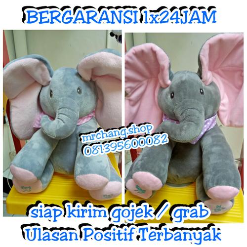 Foto Produk boneka gajah musik peek a boo elephant cocok untuk anak anda dari mrchang.shop