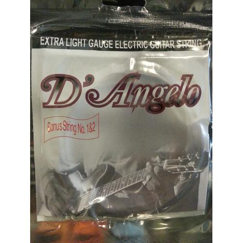 Foto Produk Senar Gitar Elektrik D'Angelo Extra Light Gauge 08-38 dari NEO MUSIC