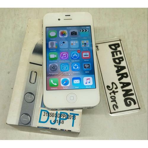 Foto Produk iphone 4S 32GB bekas seken no samsung j 5 7 pro prime oppo vivo xiaomi dari bebarangan store