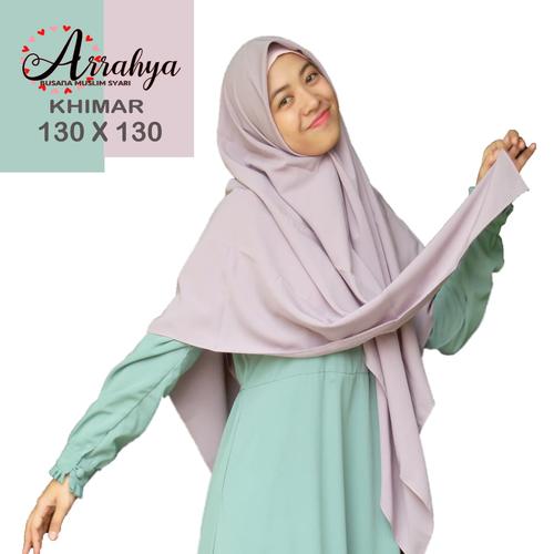 Foto Produk jilbab segi empat 130 x 130 Wolfis premium - Putih dari hijabarrahya
