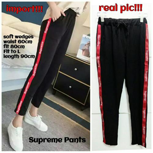 Jual supreme pants list red.jpz 