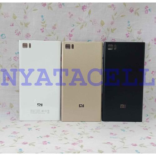 Foto Produk Back Door Xiaomi Mi3 Mi 3 Sim Tray Slot Backdoor/Tutup Baterai/Casing - Putih dari NYATACELL