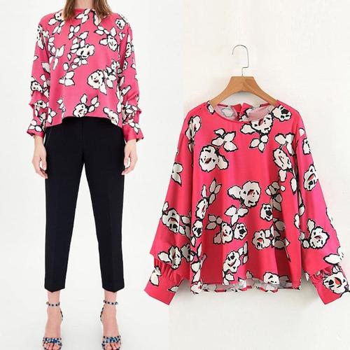 Jual SP46515-Red BLOUSE ZARA FASHIONS 