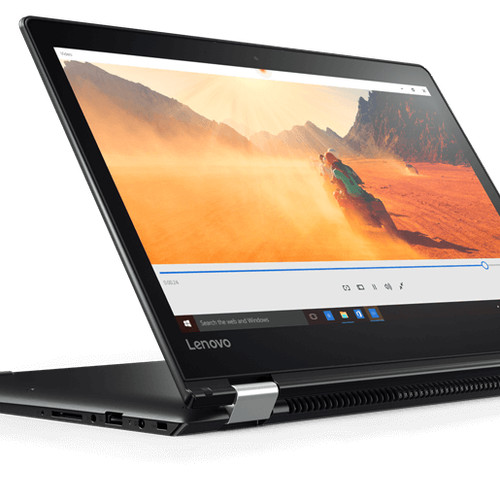 Foto Produk LENOVO FLEX 4 i5 7200U/8GB/1TB/INTEL HD 620/14" FHD X360/WIN10/BLACK dari mahkota laptop