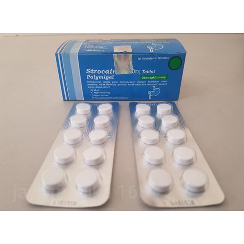 Gambar STROCAIN P 4OOMG TAB/ OBAT MAAG (1strip@10tab) dari jaya medika 168 Kota Tangerang Tokopedia