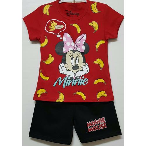 Foto Produk SETELAN ANAK SIZE 1-6 MINNIE MOUSE BANANA MERAH | KAOS KARAKTER DISNEY dari MAYA FINKA KAOS KARAKTER