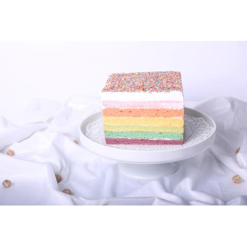 Jual Rainbow Cake / Rainbow Cake Slices (Potongan)/ Kue Ulang Tahun