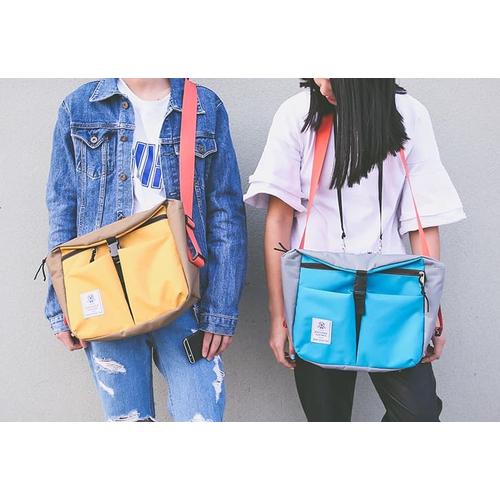 Foto Produk M02 Korea Casual Travel Riding Messenger Bag / Tas Selempang slempang - Hijau dari Dneo Store