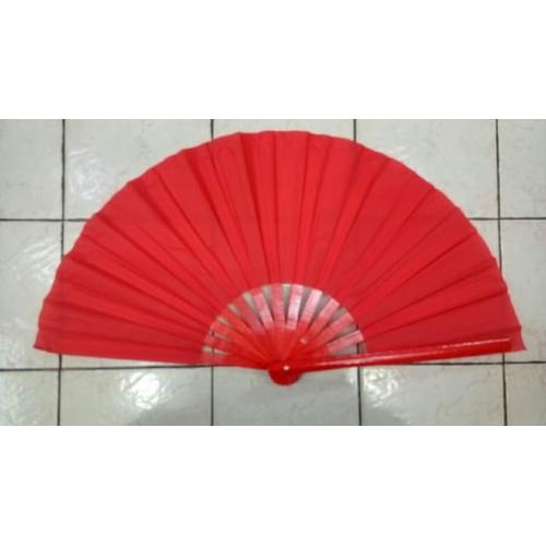 Foto Produk Kipas Polos Jumbo Khusus Merah Bahan Kayu dari MettaOlshop.id