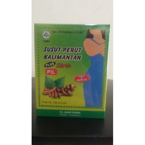 Foto Produk Jamu Susut Perut Kalimantan Plus Sirih Pil 1 Kotak isi 10 Sachet dari ToserbaGrosirOlshop
