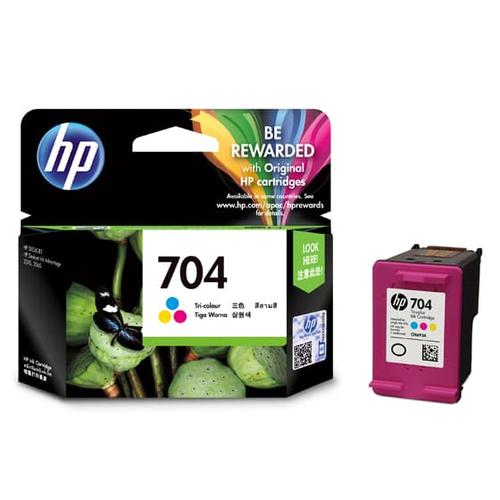 Jual Cartridge HP 704 Colour Original 