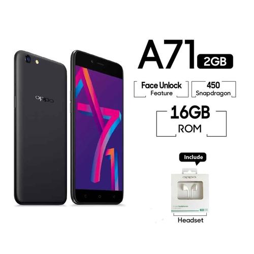 Jual OPPO A71 New 2018 2GB/16GB Snapdragon (Garansi Resmi Oppo