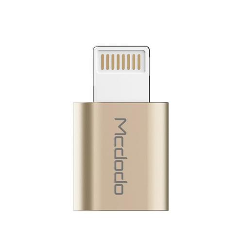Foto Produk Mcdodo MC-Link MOT-214 Lightning to Micro USB adapter - Emas dari TokoPDA Official Store