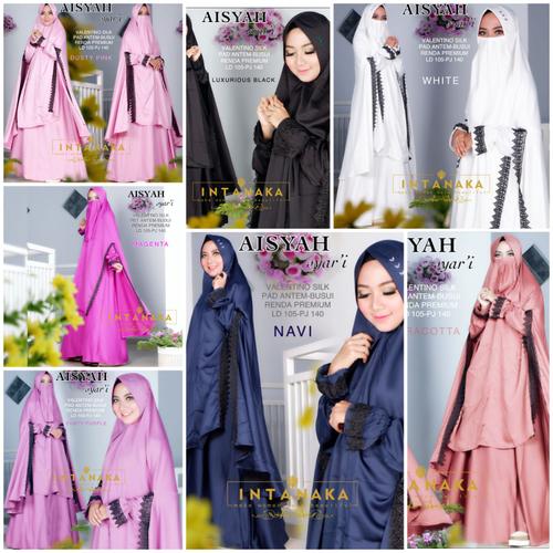 Foto Produk glamour set syar'i aisyah ori by intanaka dari Rumah Busana A'yun