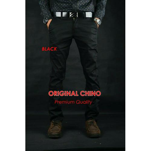 Foto Produk Celana Chino Hitam Premium dari TokoTasikBandung