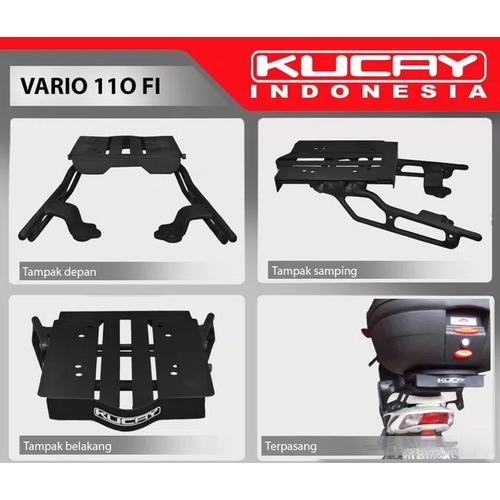 Jual DUDUKAN BOX BRACKET BREKET GESER KUCAY HONDA VARIO 110 FI INJEKSI ...