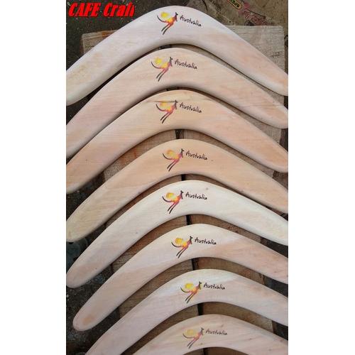 Gambar Bumerang Souvenir Menarik KAYU MAHUNI Australia 30 cm by CAFE CRAFT dari UKM ISRN JEMBER TOP Kab. Jember Tokopedia