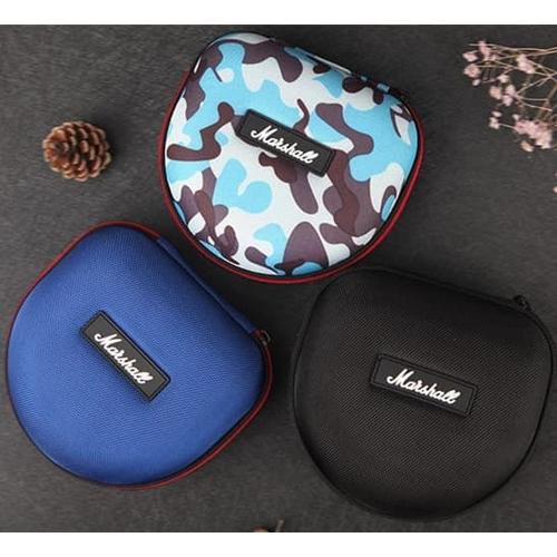 Foto Produk Headphone Headset hard case pouch box for marshall audio technica jbl - BLACK dari docker