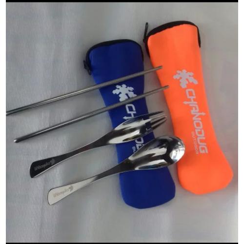 Foto Produk Sendok Garpu Sumpit 1 Set Chanodug dari Rajawali Adventure
