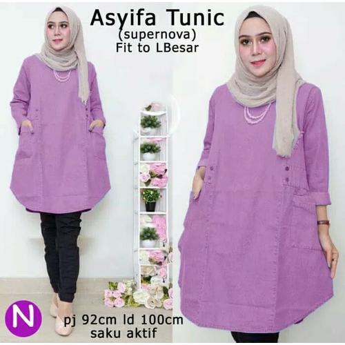 Foto Produk Blouse remaja/blouse muslimah/atasan murah/cocok bumil/baju kerja/tuni dari Fika Olshop Store
