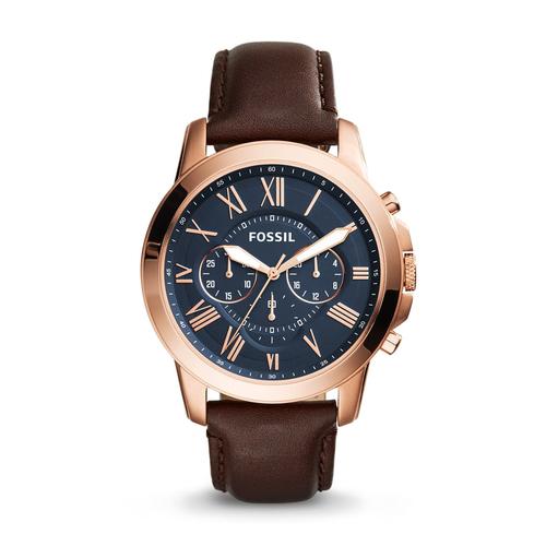 Foto Produk Jam Tangan Pria Fossil GRANT CHRONOGRAPH BROWN LEATHER FS5068 dari Luxolite SG Timepieces