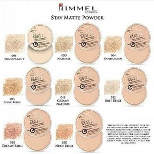 Foto Produk RIMMEL STAY MATTE PRESSED POWDER TRANSPARANT dari pwbeautystore