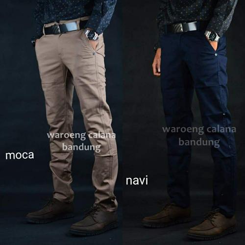 Foto Produk celana panjang chino ukuran besar big size 35 36 37 38 pria dari majerstore