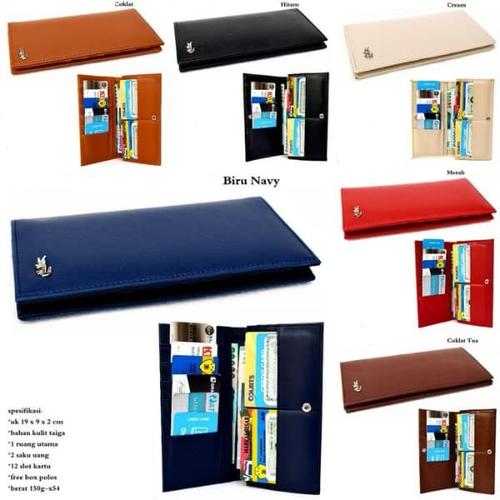 Foto Produk Dompet Kulit Slim Wanita Untuk Simpan Uang dan Kartu dari Laventy