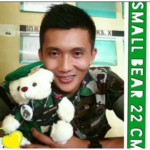 Foto Produk Souvenir Boneka Profesi TNI AD Tentara Army Gratis Ukir Nama dari Queen Shop II