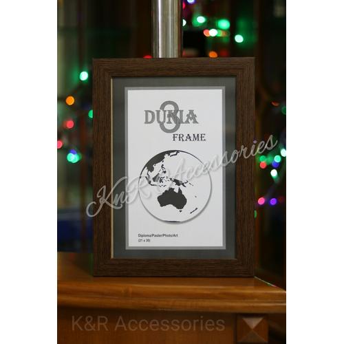 Foto Produk FRAME FOTO A4 / BINGKAI FOTO 8RP A4 20X30 CM WOOD dari K&R Accessories