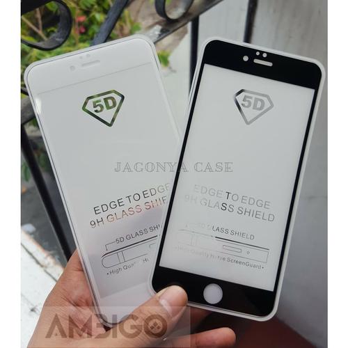 Foto Produk Ambigo Tempered Glass 5D Iphone 6 Plus Full Cover - Putih dari Jagonya Case