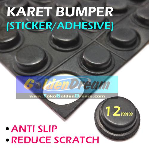 Foto Produk 12mm Karet Bumper Stiker Anti Slip Skid Scratch Sticker Mat Rubber Pad dari Golden Dream