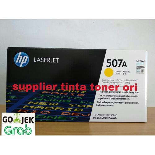 Jual Toner HP Laserjet YELLOW 507A [CE402A] ORIGINAL - Jakarta Barat -  supplier tinta toner ori | Tokopedia
