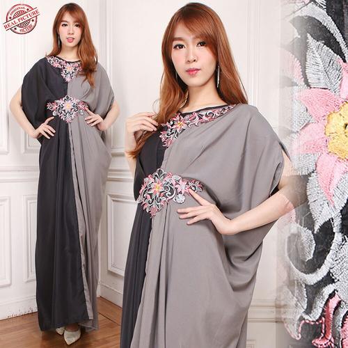 Gambar Kaftan two colors clarissa, tannisa collection - Merah dari Tannisa Collection undefined Tokopedia