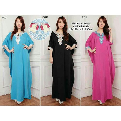 Foto Produk Kaftan cantik florencia,tannisa collection - Biru dari Tannisa Collection