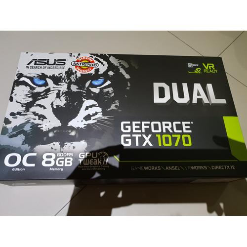 Foto Produk SALE ASUS GTX 1070 / GTX1070 DUAL OC GAMING 8GB GRS RESMI ASTRINDO dari chandut