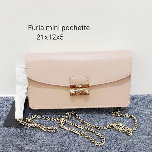 Jual Furla mini pochette moonstone tas asli original bag furla - Jakarta  Selatan - brandedfashion78 | Tokopedia