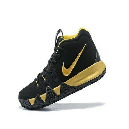 kyrie 4 gold and black