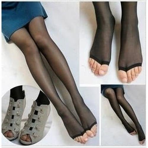 Gambar PantyHose Hemyia sandals open toe socks ketebalan 15 Denier dari yen shop Jakarta Barat Tokopedia