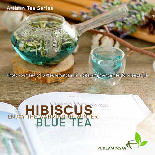 Foto Produk Artisan Tea Cafe - Butterfly Pea Tea Teh Biru Bunga Telang SAMPLE 10gr dari Pure Matcha
