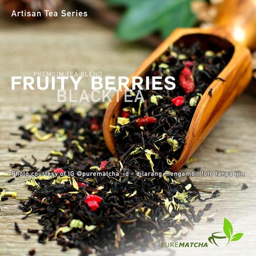 Foto Produk Artisan Tea Cafe - Black Tea Fruity Berries Teh Hitam Rasa Buah 50g dari Pure Matcha