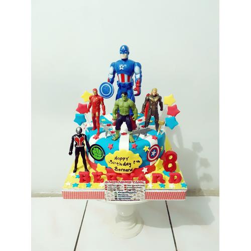 Jual Kue ulang tahun avengers / infinity war / super hero / fondant