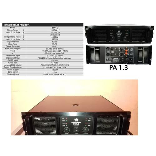 Power amplifier Soundqueen PA 1.3 PA1.3 