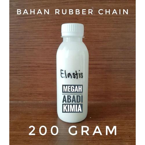 Foto Produk Rubber Chain lentur patch rubber gantungan kunci karet 200 Gram dari Megah Abadi Chem